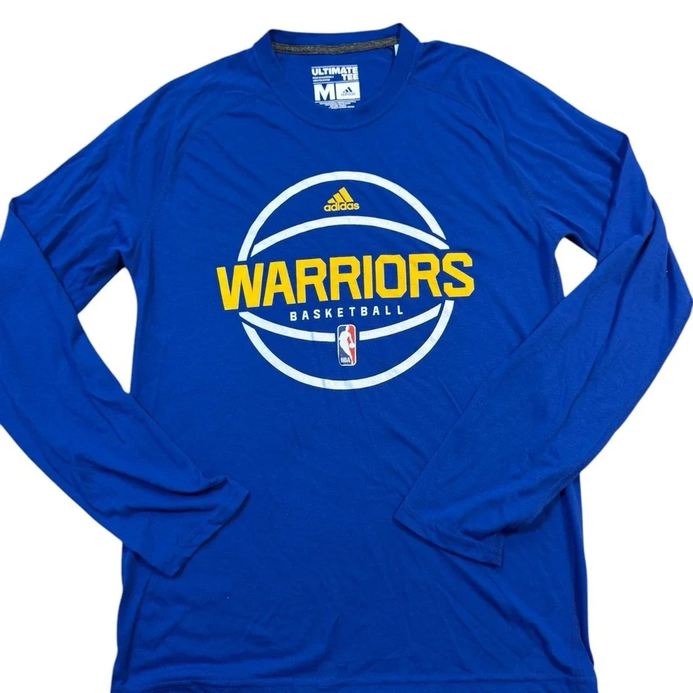 Golden State Warriors Basketball T-Shirt tee Size M Ultimate Made by Adidas New